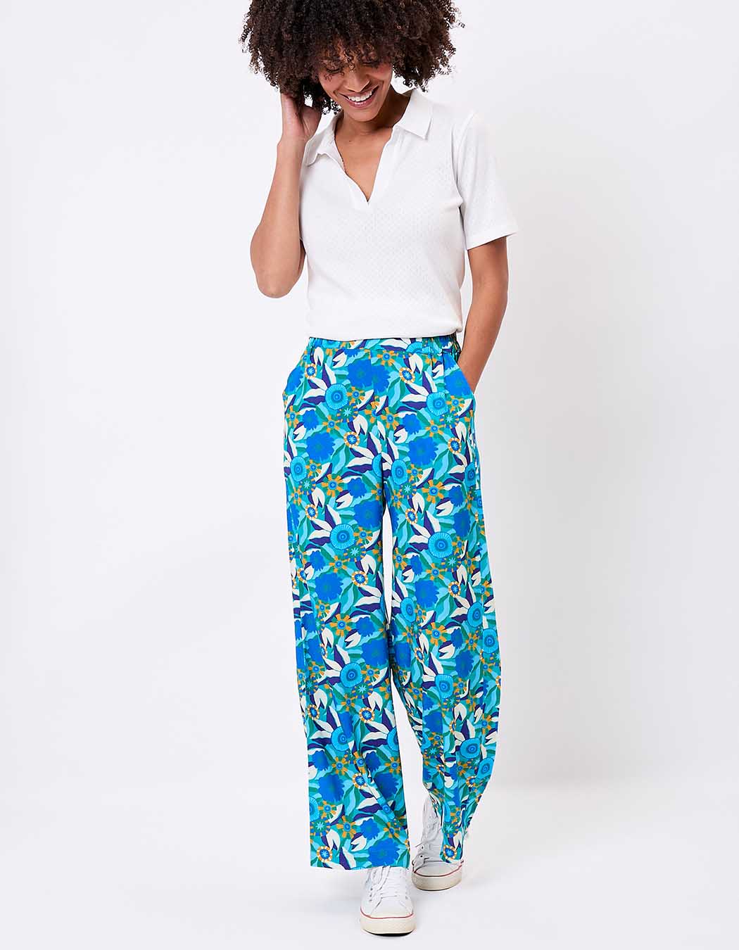 Pantalon ample élastiquée fluide imprimé Princesse Nomade