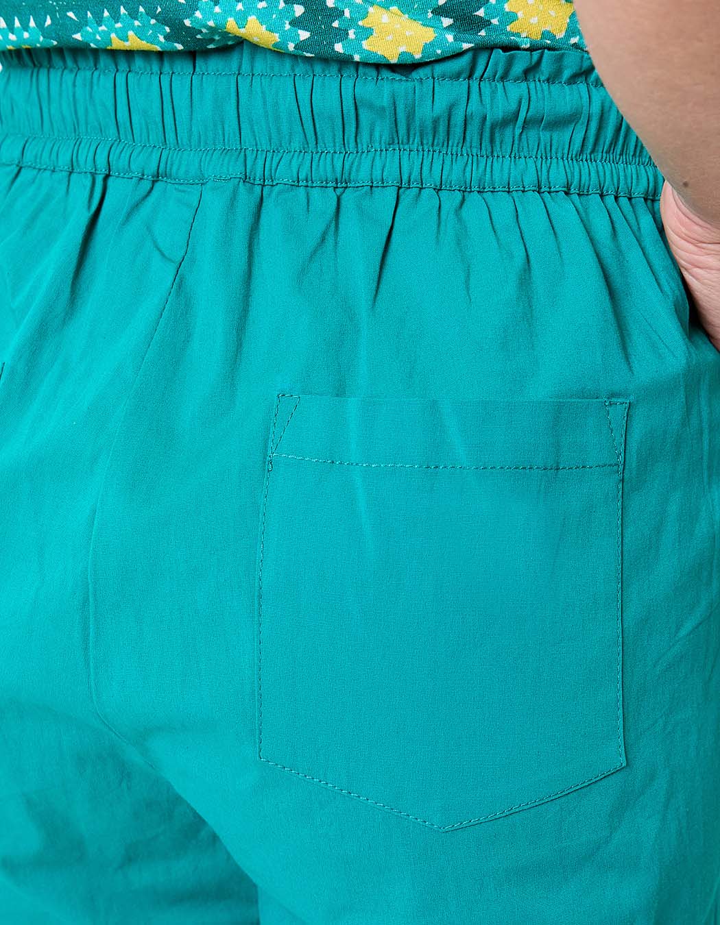 Pantalon chino élastiqué coton stretch imprimé Princesse Nomade