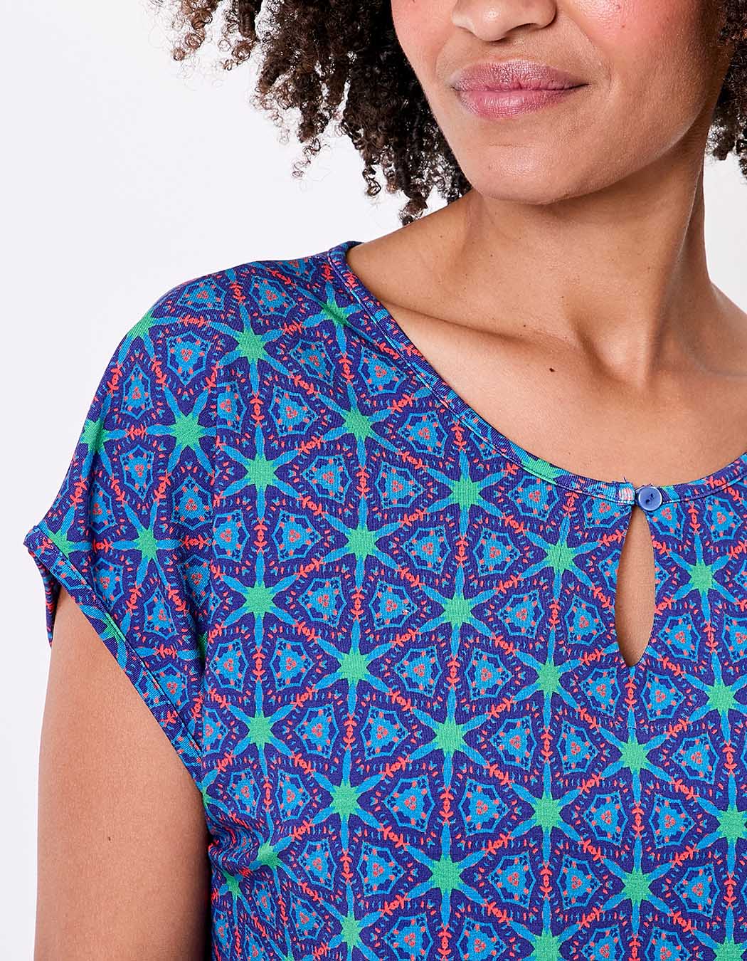 T-shirt loose maille fluide imprimé Princesse Nomade