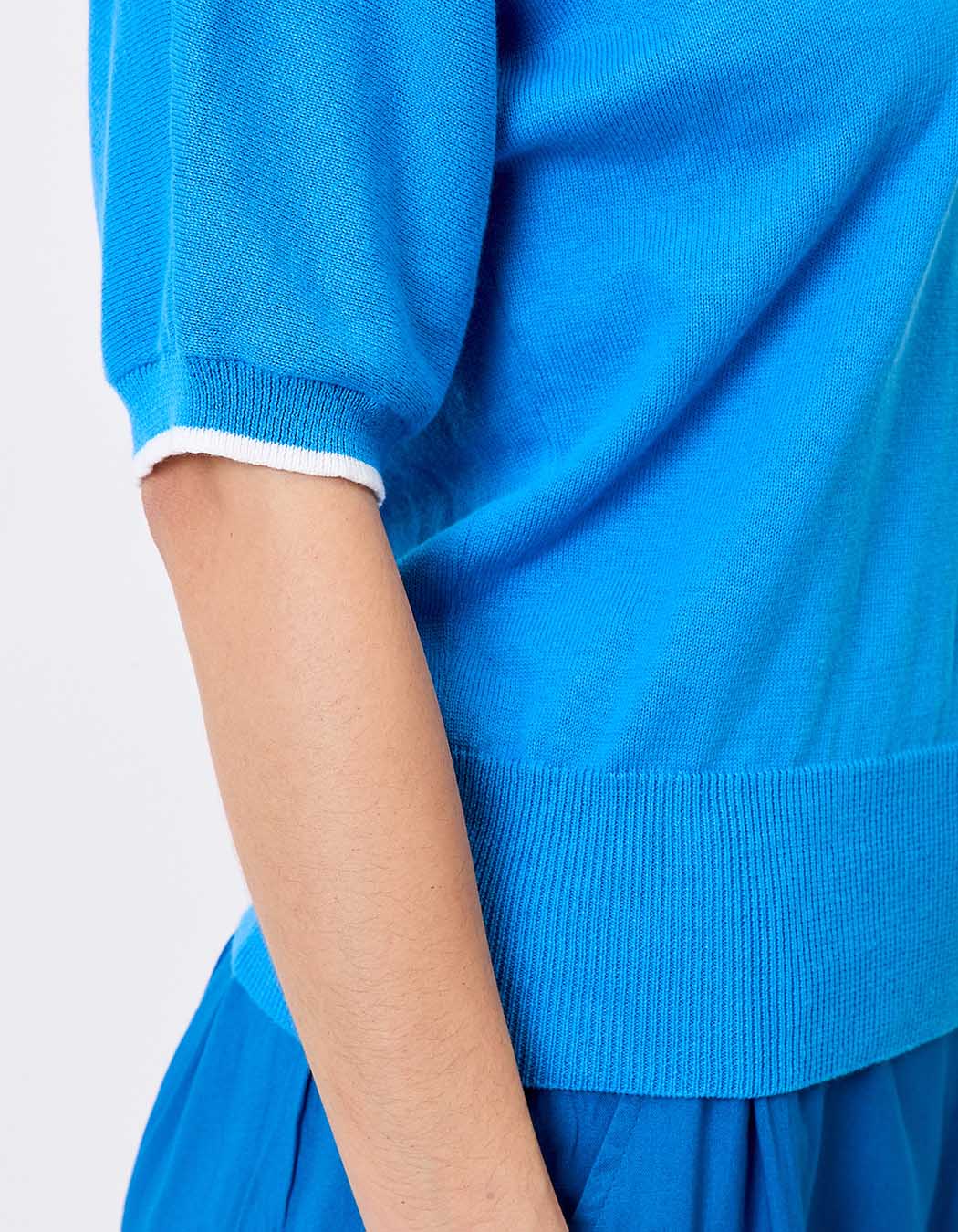 Pull léger en coton uni imprimé Princesse Nomade