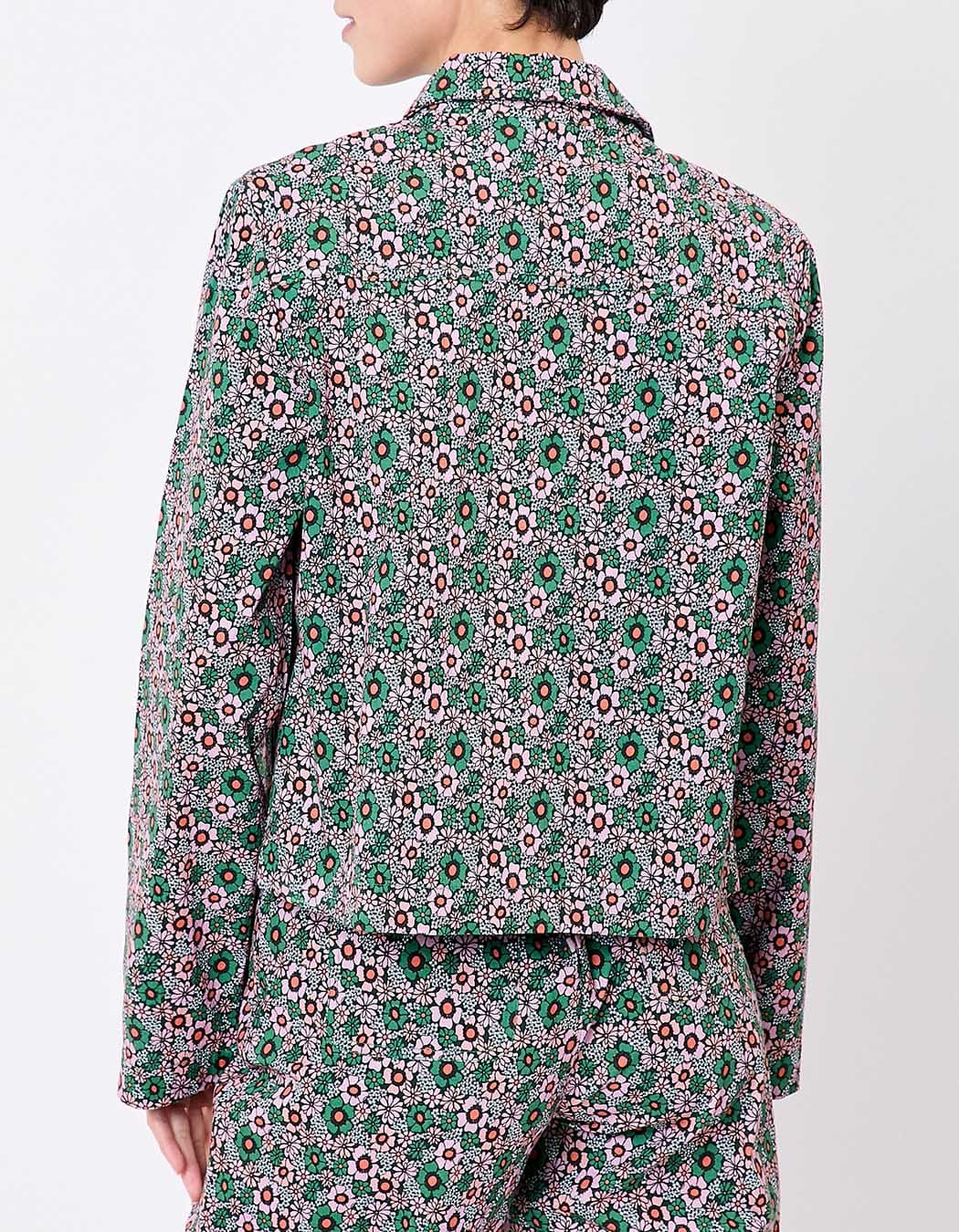 Veste courte coton stretch imprimé Princesse Nomade