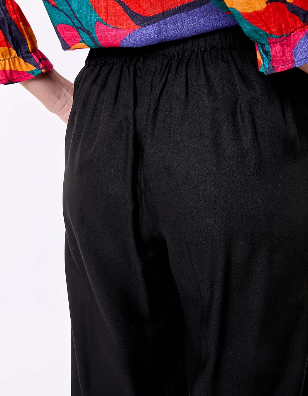 Pantalon fluide ample imprimé La Fiancée