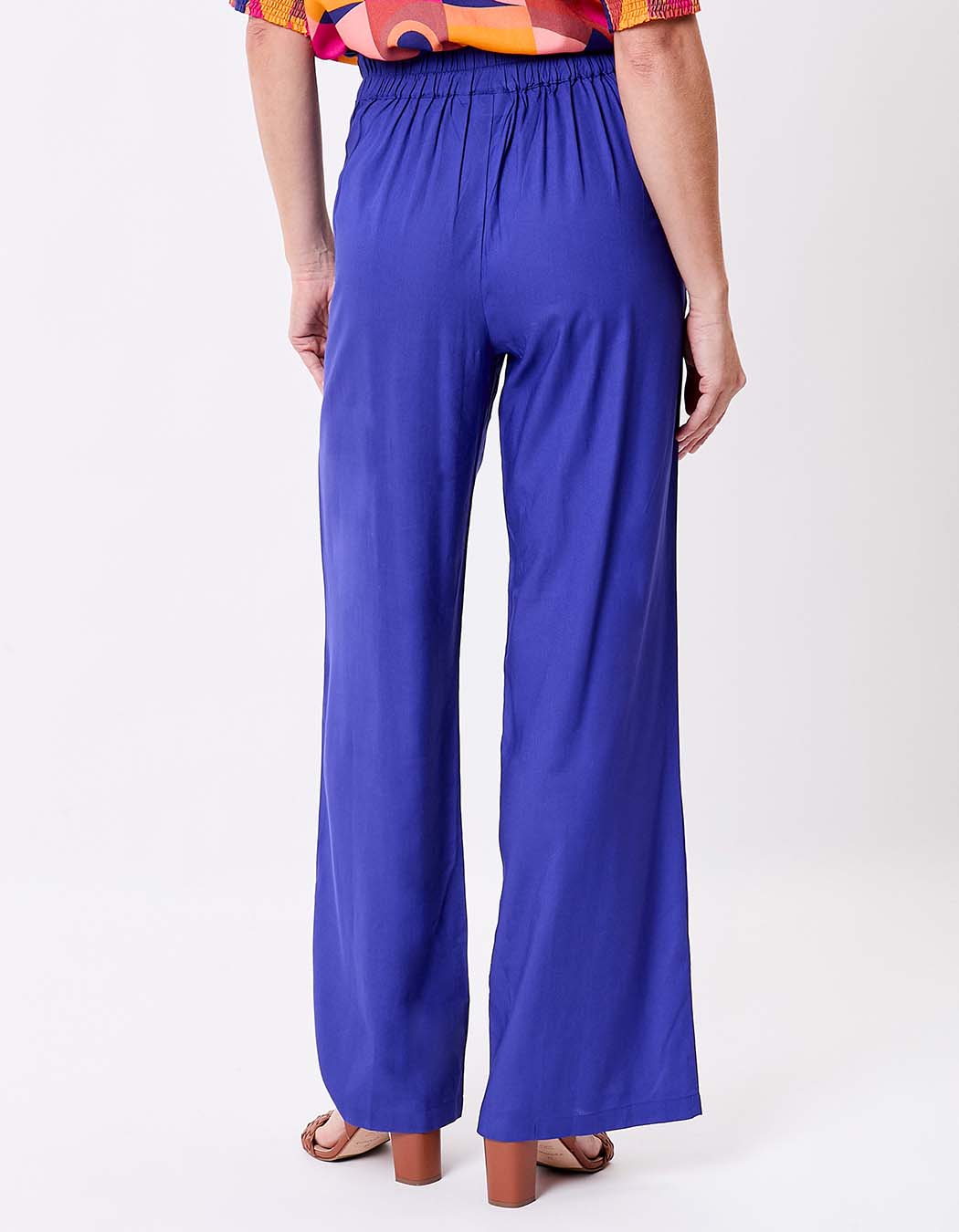 Pantalon fluide ample imprimé La Fiancée