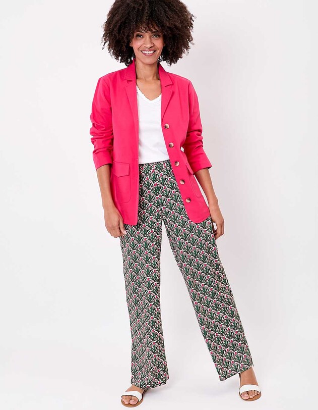 Veste saharienne coton bio imprim&eacute; La Fianc&eacute;e