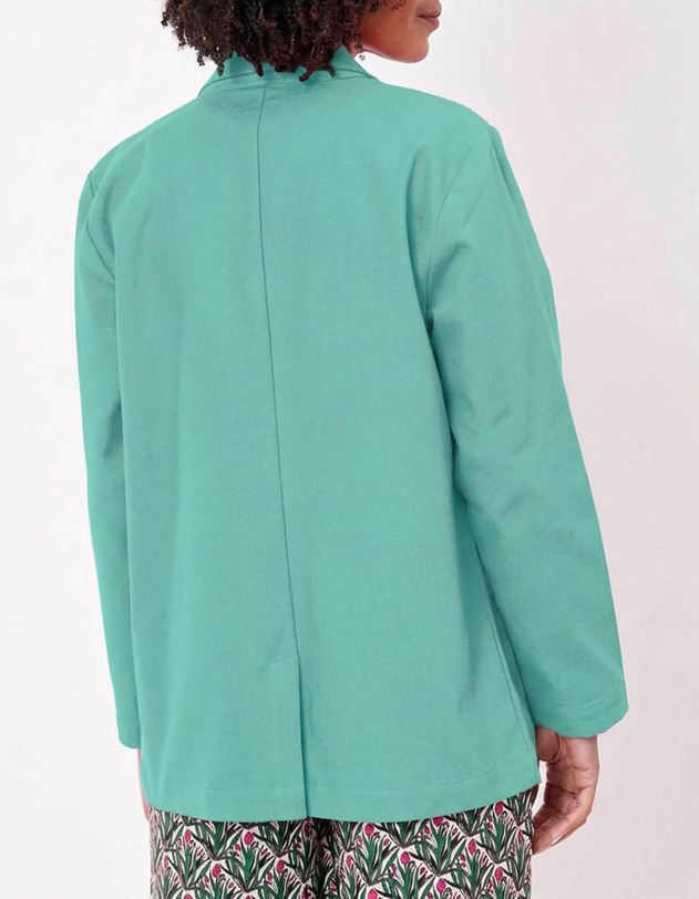 Veste saharienne coton bio imprim&eacute; La Fianc&eacute;e