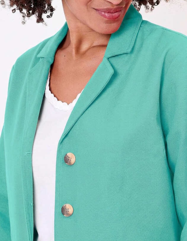 Veste saharienne coton bio imprim&eacute; La Fianc&eacute;e