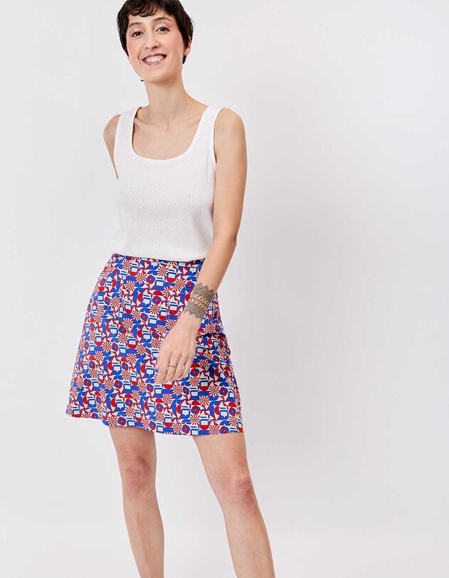 D&eacute;bardeur fantaisie coton bio imprim&eacute; Princesse Nomade