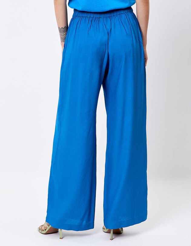 Pantalon ample &eacute;lastiqu&eacute;e fluide imprim&eacute; Princesse Nomade