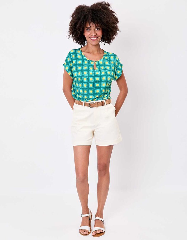 T-shirt loose maille fluide imprim&eacute; Princesse Nomade