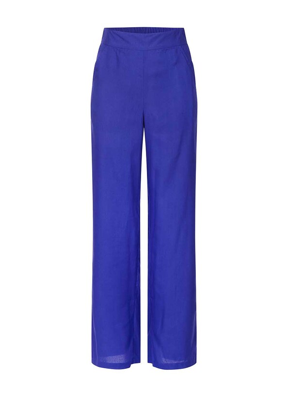 Pantalon fluide ample imprim&eacute; La Fianc&eacute;e
