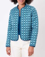 Veste matelassée réversible coton bio imprimé La Fiancée