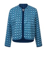 Veste matelassée réversible coton bio imprimé La Fiancée