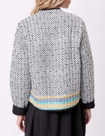 Veste matelassée réversible coton bio imprimé La Fiancée