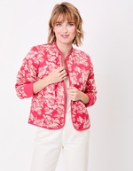 Veste matelassée réversible coton bio imprimé La Fiancée