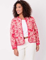 Veste matelassée réversible coton bio imprimé La Fiancée