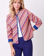Veste matelassée réversible coton bio imprimé La Fiancée