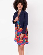 Veste courte en coton bio imprimé La Fiancée