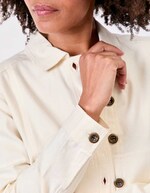 Veste courte en coton bio imprimé La Fiancée