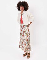 Veste courte en coton bio imprimé La Fiancée
