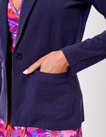 Veste tailleur souple imprimé La Fiancée