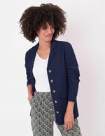 Veste saharienne coton bio imprimé La Fiancée