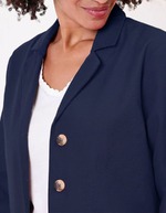 Veste saharienne coton bio imprimé La Fiancée