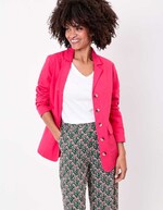 Veste saharienne coton bio imprimé La Fiancée