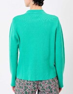 Gilet maille court droit imprimé Princesse Nomade