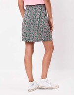 Jupe courte évasée coton stretch imprimé Princesse Nomade