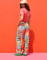 Pantalon ample élastiquée fluide imprimé Princesse Nomade
