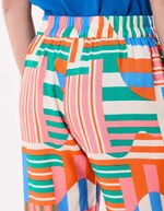 Pantalon ample élastiquée fluide imprimé Princesse Nomade