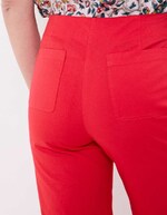 Pantalon à pont large coton stretch imprimé Princesse Nomade