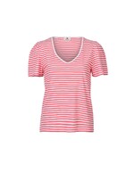 T-shirt rayures coton bio imprimé Princesse Nomade