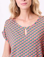T-shirt loose maille fluide imprimé Princesse Nomade