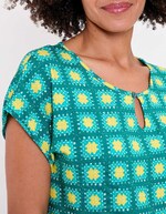 T-shirt loose maille fluide imprimé Princesse Nomade