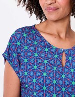T-shirt loose maille fluide imprimé Princesse Nomade