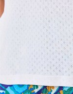 Polo coton bio pointelle imprimé Princesse Nomade
