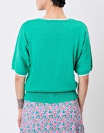 Polo coton col V imprimé Princesse Nomade