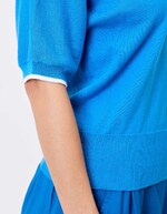 Pull léger en coton uni imprimé Princesse Nomade