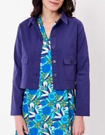 Veste courte coton stretch imprimé Princesse Nomade