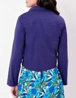 Veste courte coton stretch imprimé Princesse Nomade