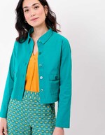 Veste courte coton stretch imprimé Princesse Nomade