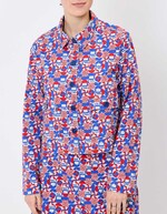 Veste courte coton stretch imprimé Princesse Nomade