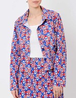 Veste courte coton stretch imprimé Princesse Nomade