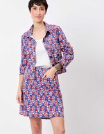 Veste courte coton stretch imprimé Princesse Nomade