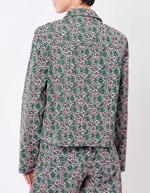 Veste courte coton stretch imprimé Princesse Nomade