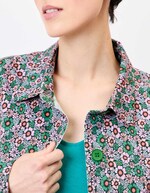 Veste courte coton stretch imprimé Princesse Nomade