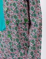 Veste courte coton stretch imprimé Princesse Nomade
