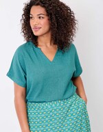 Tee shirt fluide lin imprimé La Fiancée