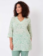 Tunique femme imprimée en coton bio imprimé La Fiancée